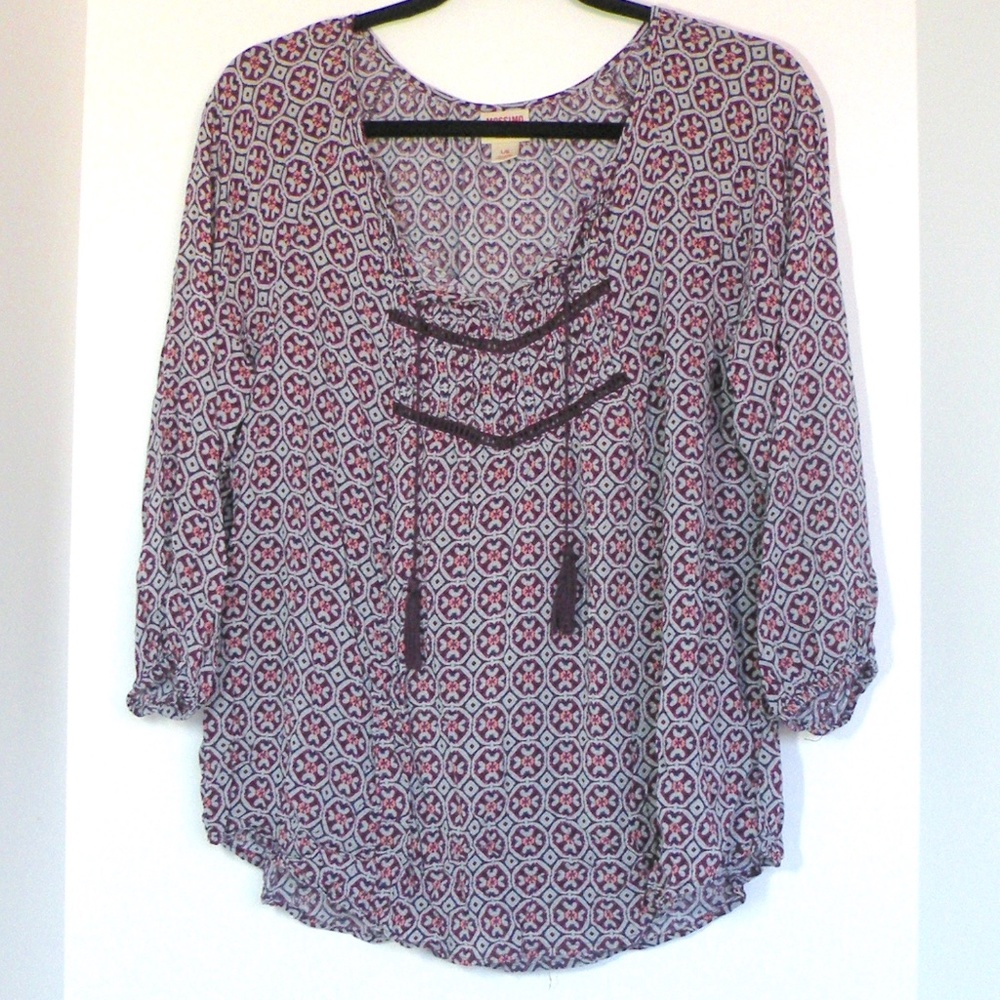 Mossimo Supply co.Boho Top Sz L